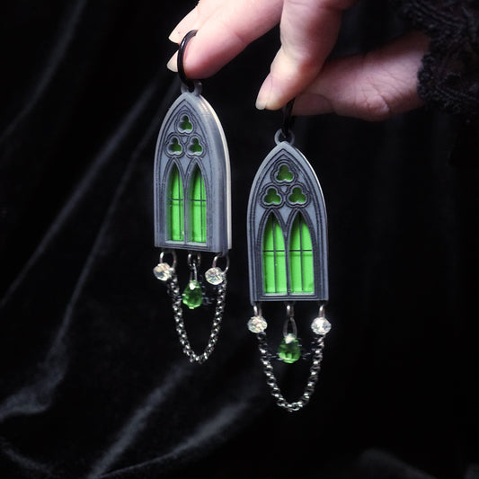 Chandelier Window Earrings - Lost Kiwi Designs