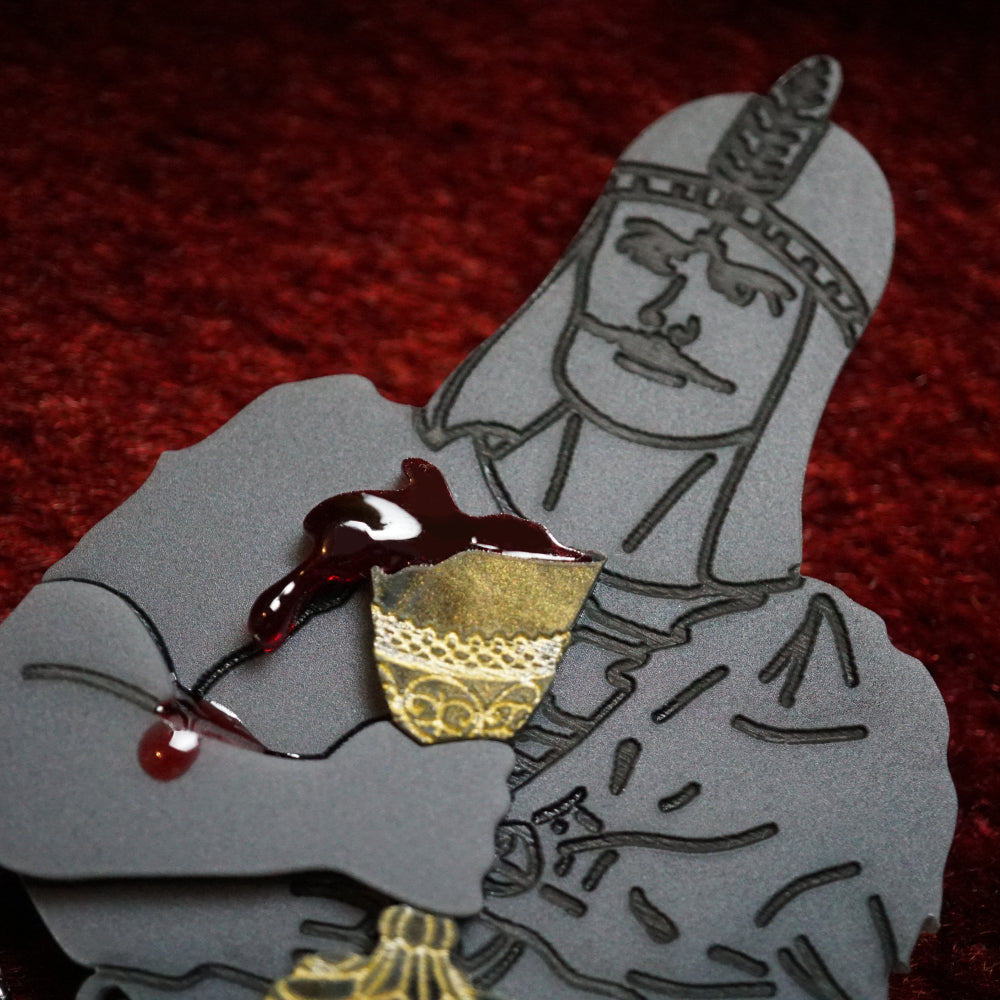 Vlad Statue Brooch