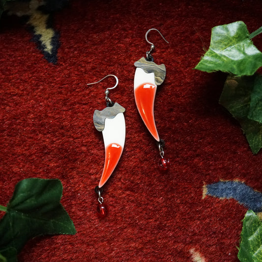 Tooth Earrings