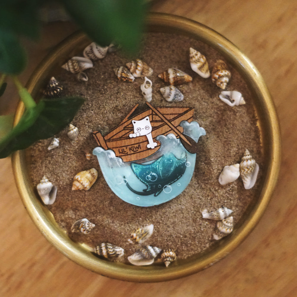 Lil' Kiwi Brooch - Lost Kiwi Designs