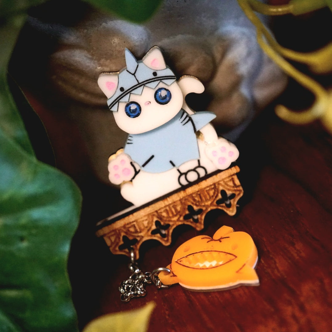 Sharky Little Rascal Brooch