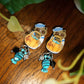 Ava Trick'or'Treat Earrings/Mini-Brooch