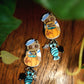 Ava Trick'or'Treat Earrings/Mini-Brooch