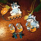 Ava Trick'or'Treat Earrings/Mini-Brooch