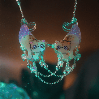 Meowmaid Necklace *Pre-Order* - Lost Kiwi Designs