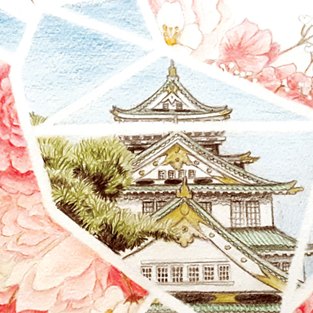 Osaka Castle A6 Print - Lost Kiwi Designs