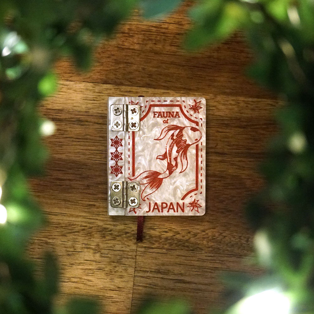 Japan Book Brooch *Pre-Order* - Lost Kiwi Designs