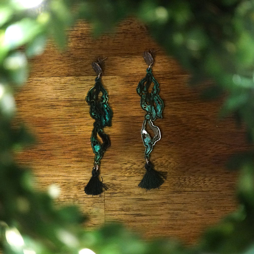 Kelp Earrings *Pre-Order* - Lost Kiwi Designs