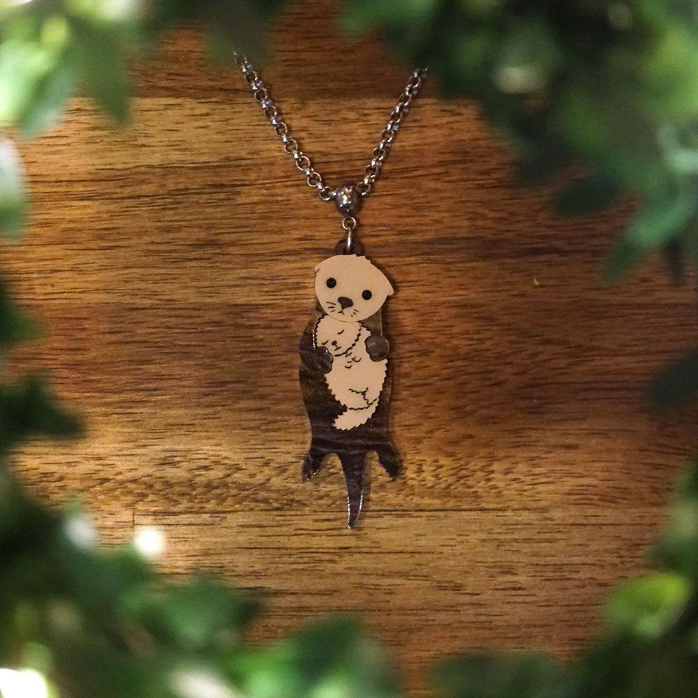 Sea Otter Necklace *Pre-Order* - Lost Kiwi Designs