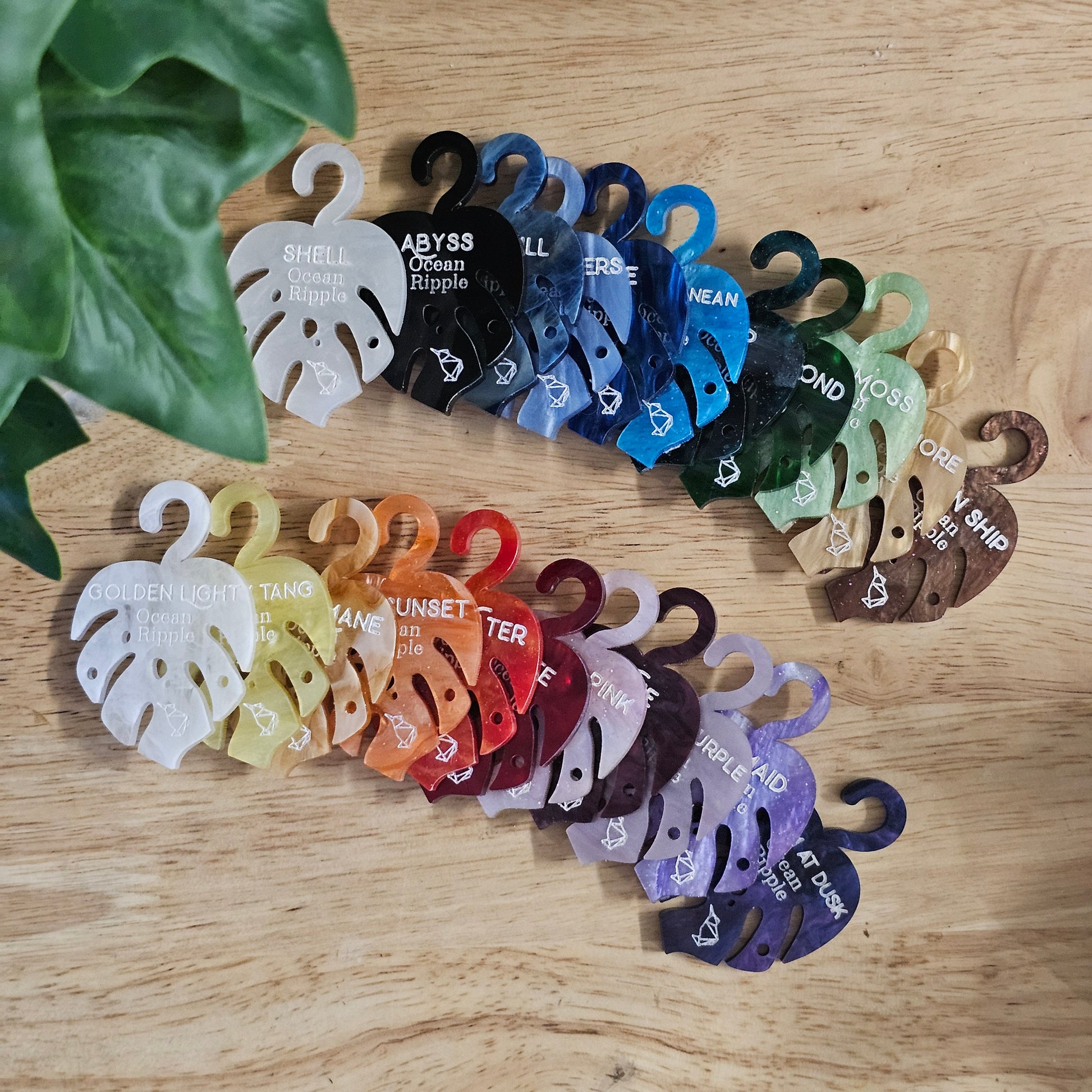 Ocean Ripple Materials - Lost Kiwi Designs