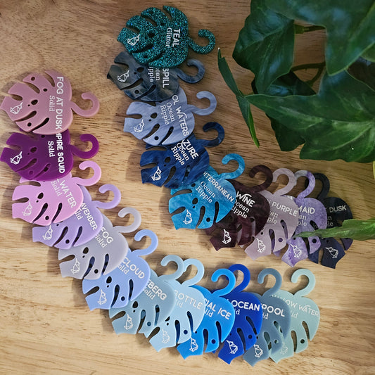 Blue/Purple Materials - Lost Kiwi Designs