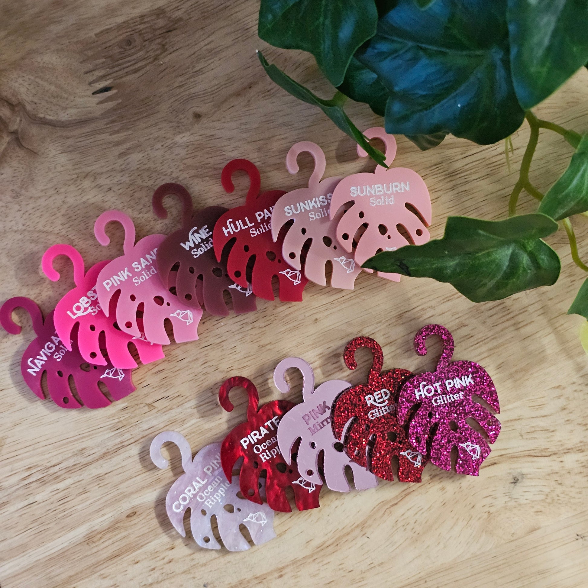 Red/Pink Materials - Lost Kiwi Designs