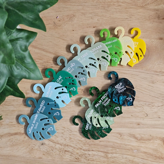 Green/Yellow Materials - Lost Kiwi Designs