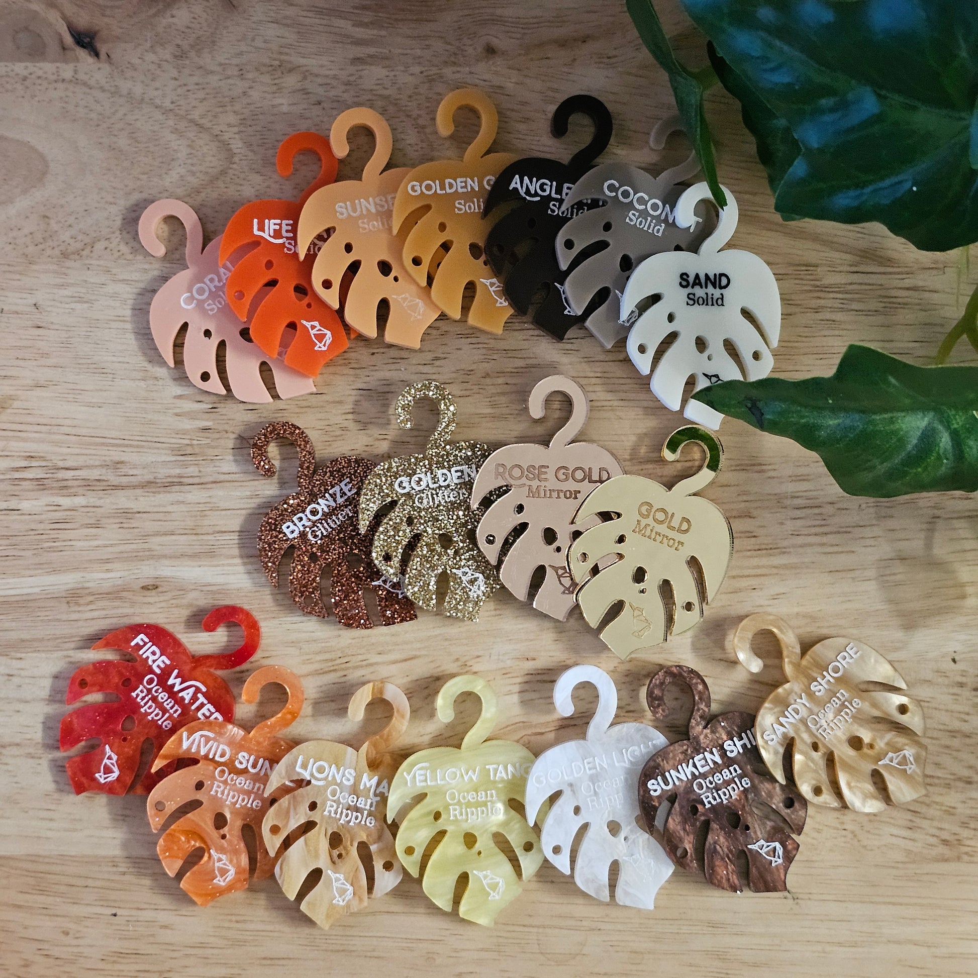 Brown/Orange Materials - Lost Kiwi Designs