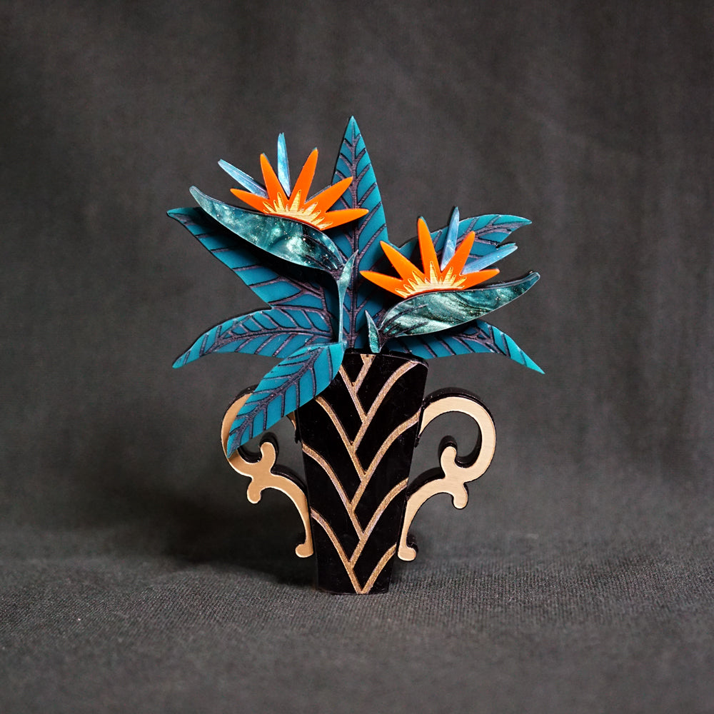 Bird of Paradise Brooch - Lost Kiwi Designs