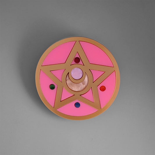 Crystal Star Brooch - Lost Kiwi Designs