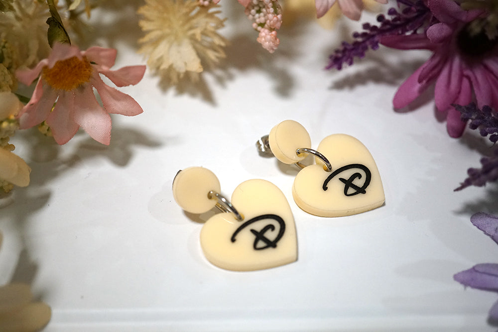 Pastel Magic Heart Earrings - Lost Kiwi Designs