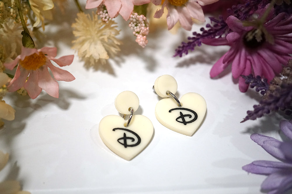 Pastel Magic Heart Earrings - Lost Kiwi Designs